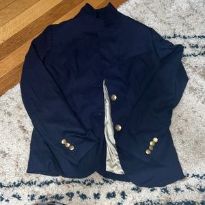 J Crew navy blue blazer, size 0
